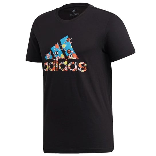Adidas, Koszulka męska, 8 Bit Bos FN1745, czarny, rozmiar M Adidas