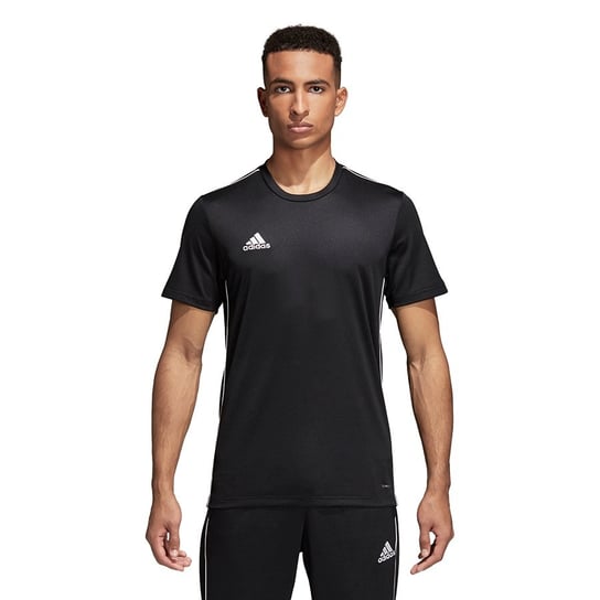 Adidas, Koszulka męska, Core 18 JSY CE9021, czarny, rozmiar L Adidas