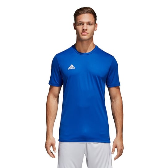 Adidas, Koszulka męska, Core 18 Tee CV3451, niebieski, rozmiar XXXL Adidas