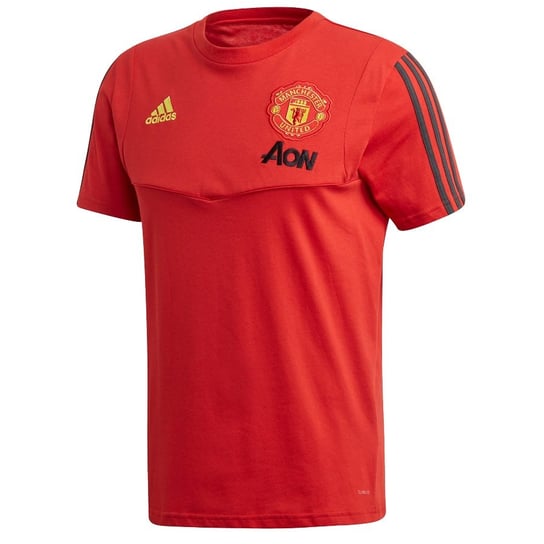 Adidas, Koszulka męska, Manchester United Tee DX9023, czerwony, rozmiar L Adidas