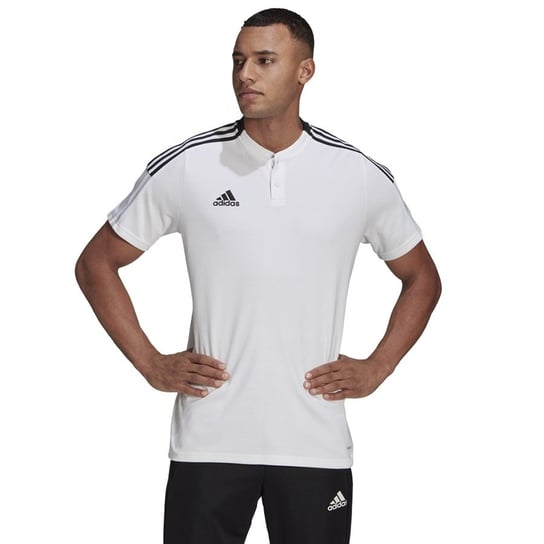 Adidas, Koszulka męska, Polo TIRO 21 GM7363, biały, rozmiar S Adidas