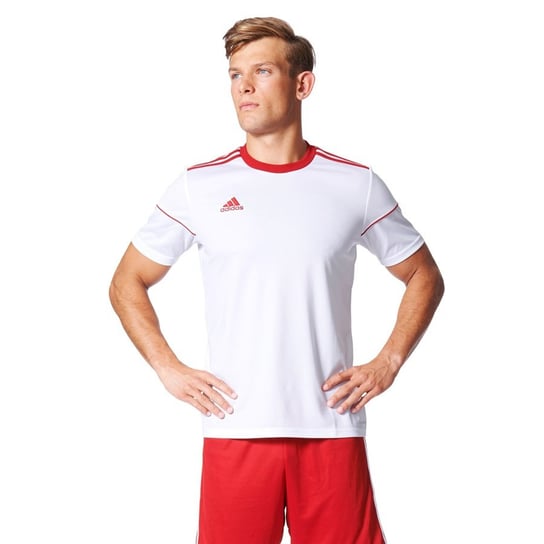 Adidas, Koszulka męska, Sqdra17, biały, rozmiar M Adidas