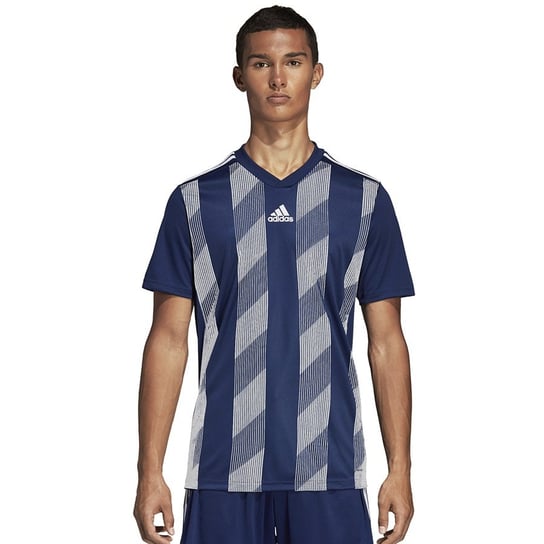 Adidas, Koszulka męska, Striped 19 JSY DP3201, granatowy, rozmiar S Adidas
