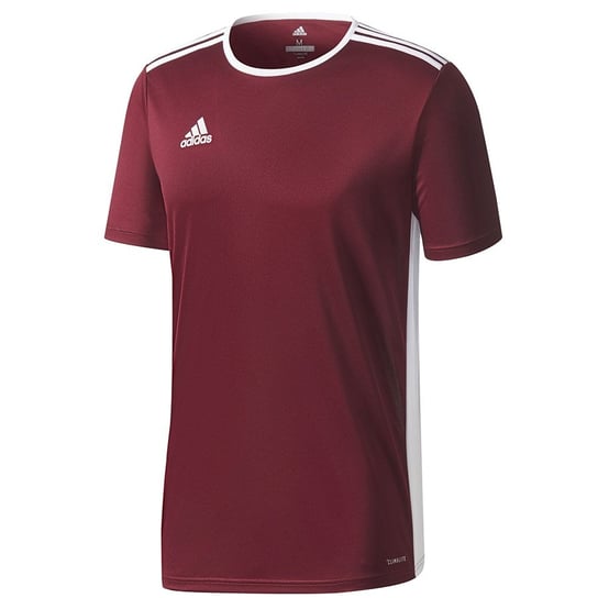 Adidas, Koszulka piłkarska dziecięca, Entrada 18 JSY CD8433, bordowy, rozmiar 116 Adidas