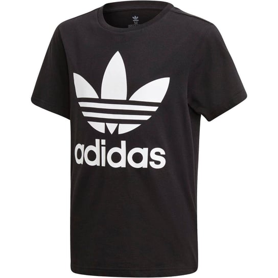 Adidas, Koszulka sportowa, TREFOIL TEE DV2905, czarny, rozmiar 134 Adidas