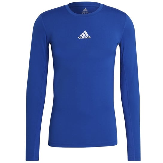 Adidas, Koszulka, TECHFIT LS TOP GU7335, niebieski, rozmiar S Adidas