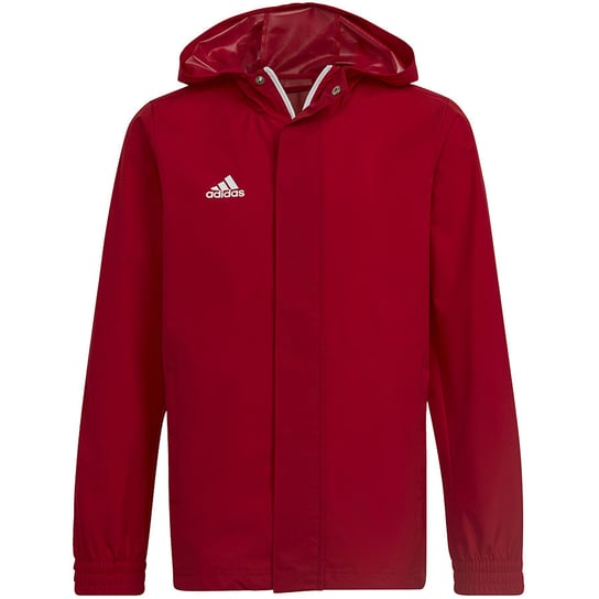 Adidas, Kurtka ENTRADA 22 AW Jacket Y HG6300, 140 cm, czerwony Adidas