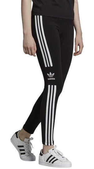 Adidas, Legginsy damskie, TREFOIL TIGHT DV2636, czarny, rozmiar 34 Adidas