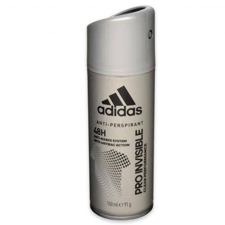 Adidas, Men Pro Invisible, Antiperspirant spray'u, 150 ml Adidas