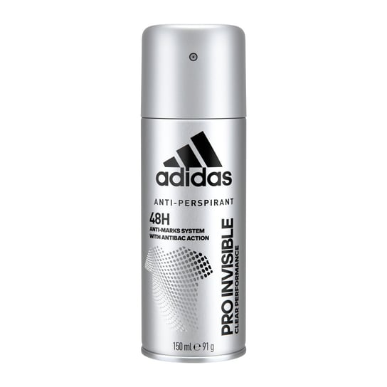 Adidas, Men Pro Invisible, Dezodorant w spray'u, 150 ml Adidas