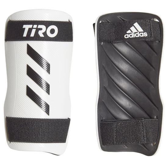 Adidas, Nagolenniki, Tiro SG TRN GJ7758, biało-czarny, rozmiar L Adidas