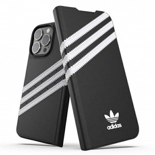 Adidas Or Booklet Case Pu Iphone 13 Pro / 13 6,1" Czarno Biały/Black White Adidas