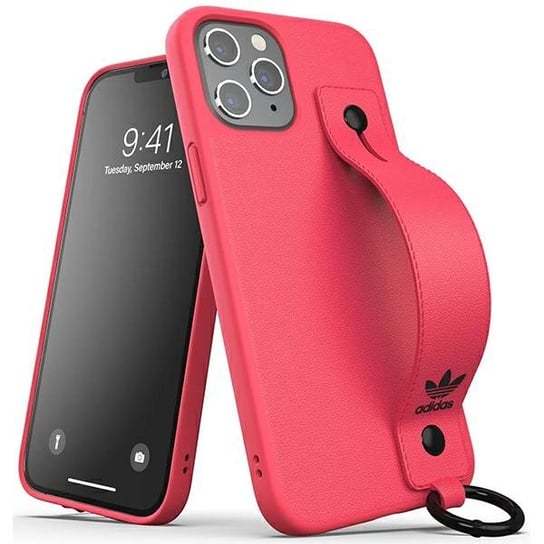 Adidas OR Hand Strap Case etui obudowa do iPhone 12 Pro Max różowy/signal pink 42398 Adidas