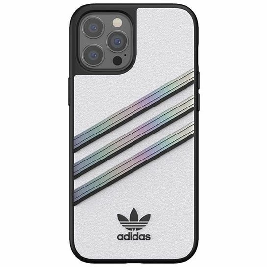 Adidas OR Moudled Case PU etui obudowa do iPhone 12 Pro Max biały/white 43712 Adidas