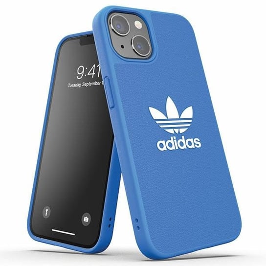 Adidas OR Moulded Case BASIC etui obudowa do iPhone 13 6,1" niebieski/blue 47088 Adidas