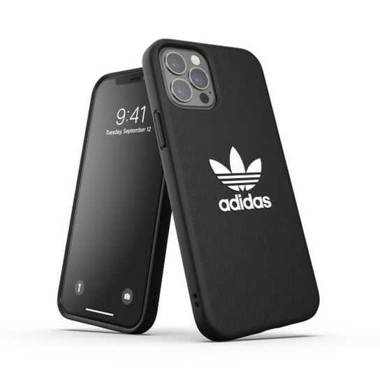 Adidas OR Moulded Case BASIC iPhone 12/ 12 Pro czarno biały 42215 Adidas