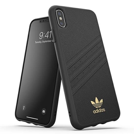 Adidas OR Moulded Case PU iPhone XS Max czarny/black 34998 Adidas