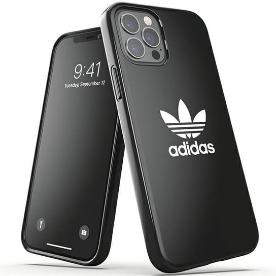 Adidas OR Snap Case Trefoil etui pokrowiec do iPhone 12/12 Pro czarny/black 42284 Adidas