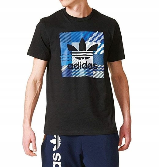 Adidas Originals t-shirt męski czarny Az1028 S czarny Adidas