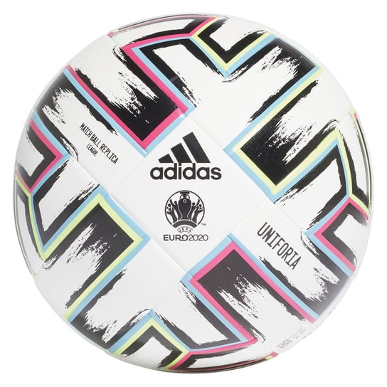 Adidas, Piłka nożna, Mistrzostwa Europy 2020 UNIFORIA LEAGUE, biały, rozmiar 5 Adidas