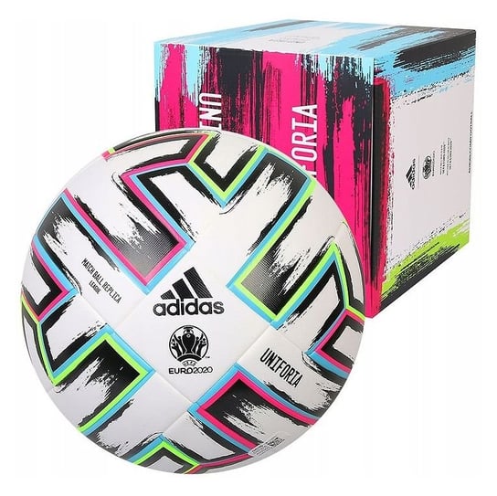 Adidas, Piłka nożna, Mistrzostwa Europy 2020, Uniforia LEAGUE X-MAS, biały, rozmiar 5 Adidas