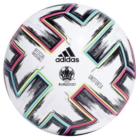 Adidas, Piłka nożna, Mistrzostwa Europy 2020, Uniforia PRO, biały, rozmiar 5 Adidas