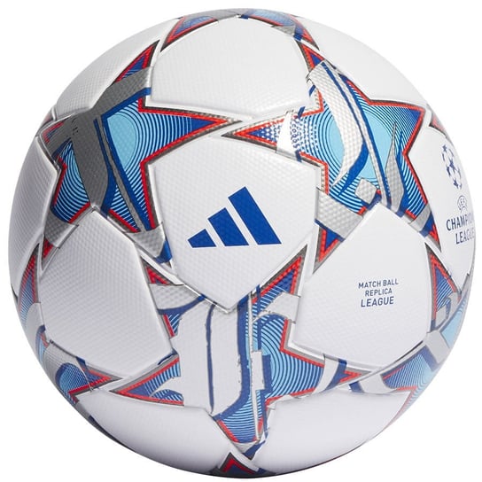 Adidas, piłka nożna UCL 23/24 League IA0954, biało-srebrna, rozmiar 5 Adidas