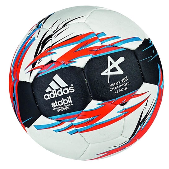Adidas, Piłka ręczna, Stabil Sponge S87881, biało - czerwony, rozmiar 0 Adidas