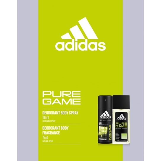 Adidas, Pure Game, zestaw kosmetyków, 2 szt. Adidas