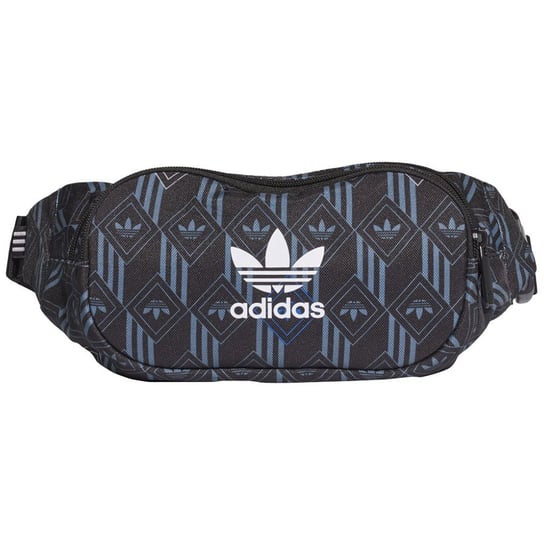 Adidas, Saszetka na biodro, Originals monogram Waist Bag FT9298, czarny Adidas