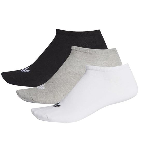 Adidas, Skarpety sportowe, Originals Trefoil Liner Socks 3P FT8524, szary, rozmiar 35/38 Adidas