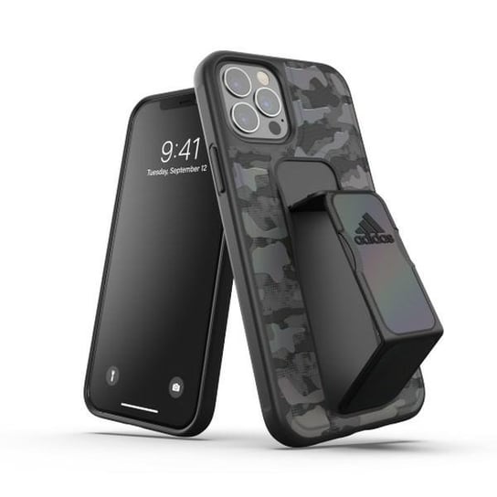 Adidas SP Grip Case CAMO iPhone 12/12 Pro czarny/black 42452 Adidas