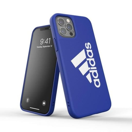 Adidas SP Iconic Sports Case etui pokrowiec do iPhone 12/ 12 Pro niebieski/blue 42464 Adidas