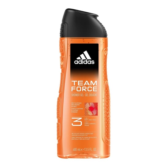 Adidas, Team Force, Żel pod prysznic dla mężczyzn, 400 ml Adidas
