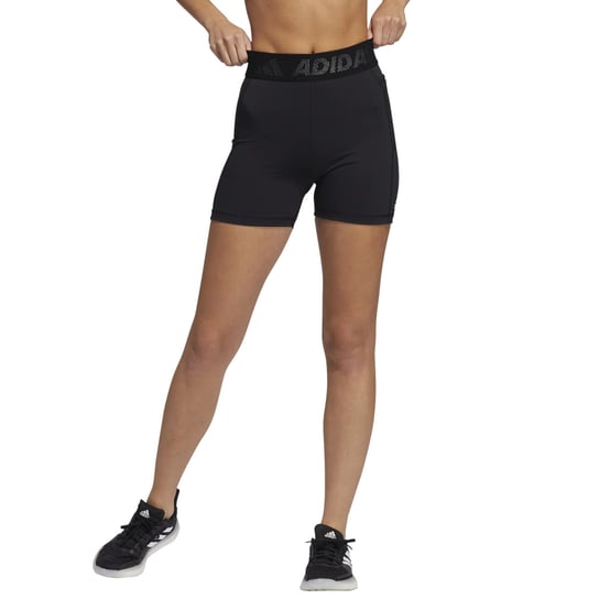 adidas Techfit Badge Of Sport Short Tights GL0689, Kobieta, Spodenki, Czarny Adidas