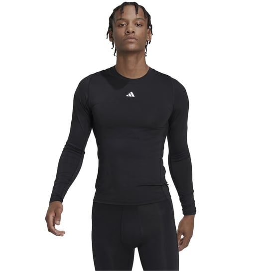 adidas Techfit Training Long Sleeve HK2336, Mężczyzna, Longsleeve, Czarny Adidas