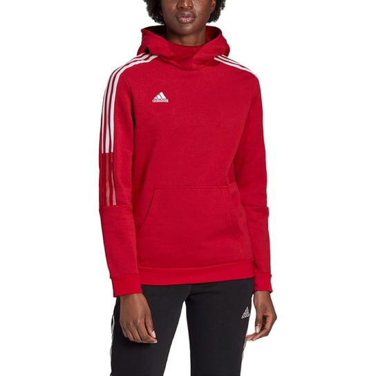 adidas Tiro 21 Sweat Hoodie GM7327 damska Bluza sportowa czerwona Adidas