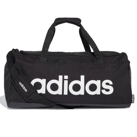 Adidas, Torba sportowa, Lin Duffle M FL3651, czarny, 56x28x22cm Adidas