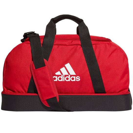 Adidas, Torba Tiro Duffel Bag Bottom Compartment, S, czerwona GH7258 Adidas
