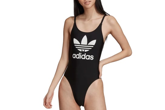 adidas Trefoil Wmns Swimsuit ED7537, Kobieta, Strój kąpielowy, Czarny Adidas