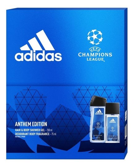 Adidas, UEFA Anthem Edition, zestaw kosmetyków, 2 szt. Adidas