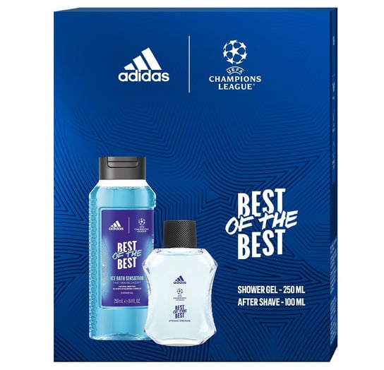 Adidas, Uefa Champions League, Best Of The Best, zestaw prezentowy Kosmetyków, 2 Szt. Adidas