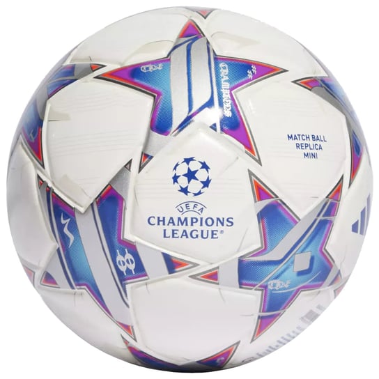 adidas UEFA Champions League Replica Match Mini Ball IA0944, unisex, piłki do piłki nożnej, Białe Adidas