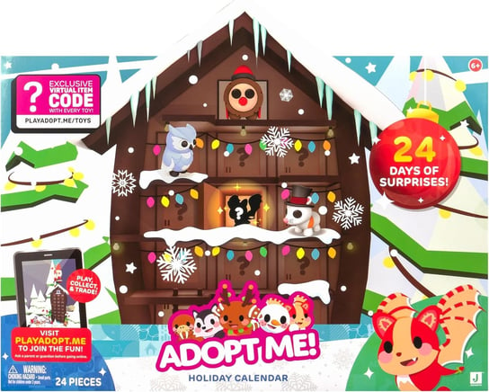 adopt me!  kalendarz adwentowy figurki roblox +kod do gry na przedmiot Inna marka