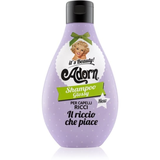 Adorn Glossy Shampoo szampon do włosów kręconych i falowanych nadający blask włosom kręconym i falowanym Shampoo Glossy 250 ml Inna marka