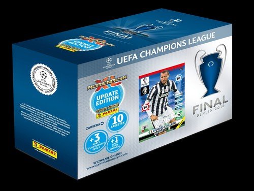 Adrenalyn XL, pudełko kolekcjonera UEFA Champions League Panini