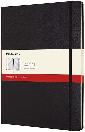 Adresownik Moleskine XL (19x25cm) czarny, twarda oprawa, 192 strony Moleskine