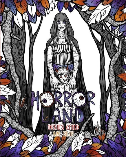 Adult Coloring Book Horror Land Shah A.M.