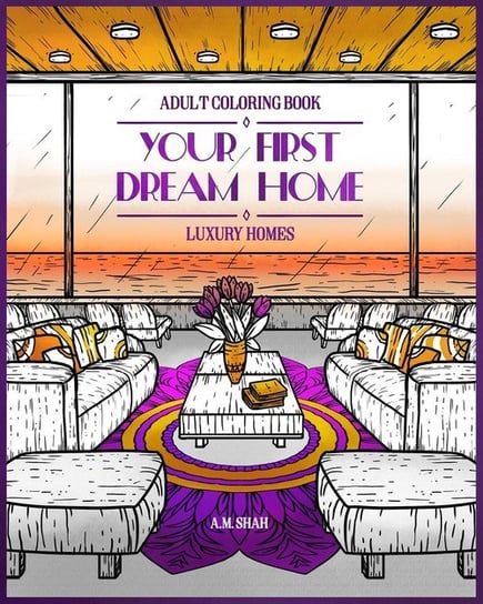 Adult Coloring Book Luxury Homes Shah A.M.