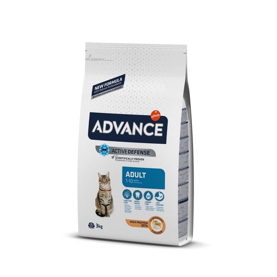 Advance Adult Chicken & Rice - Sucha Karma Z Kurczakiem Dla Kotów 3Kg [573311] ADVANCE